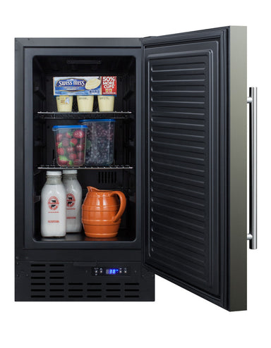 18" Wide Built-In All-Refrigerator, ADA Compliant - Summit FF1843BKSADA - Summit - Wine Fridge Pros