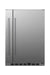 Shallow Depth 24" Wide Built-In All-Refrigerator With Slide-Out Storage Compartment - Summit FF19524 - Summit - Wine Fridge Pros