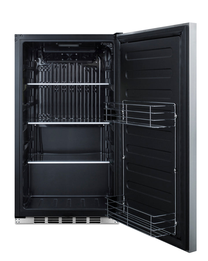 Shallow Depth Built-In All-Refrigerator (Panel Not Included) - Summit FF195CSSIF - Summit - Wine Fridge Pros
