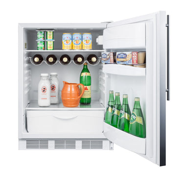 24" Wide All-Refrigerator - Summit FF61WSSHV - Summit - Wine Fridge Pros