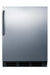 24" Wide All-Refrigerator - Summit FF63BKSSTB - Summit - Wine Fridge Pros