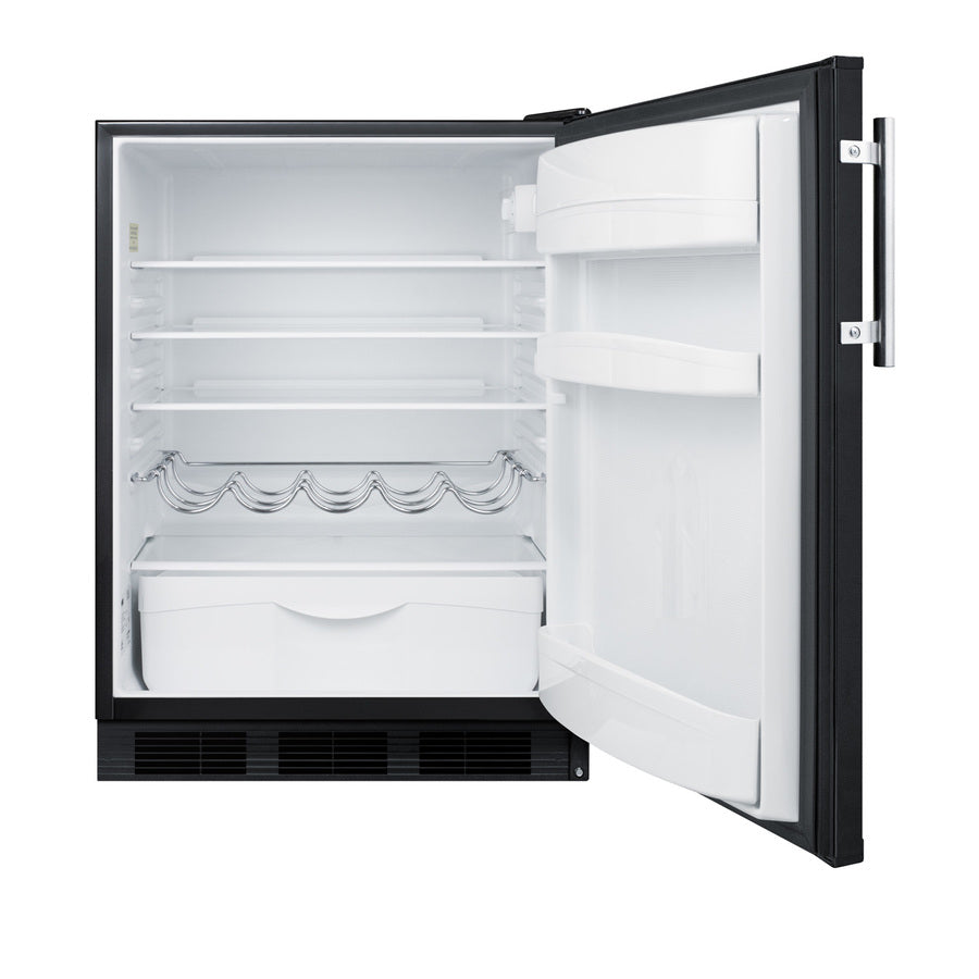 24" Wide All-Refrigerator - Summit FF63BK - Summit - Wine Fridge Pros