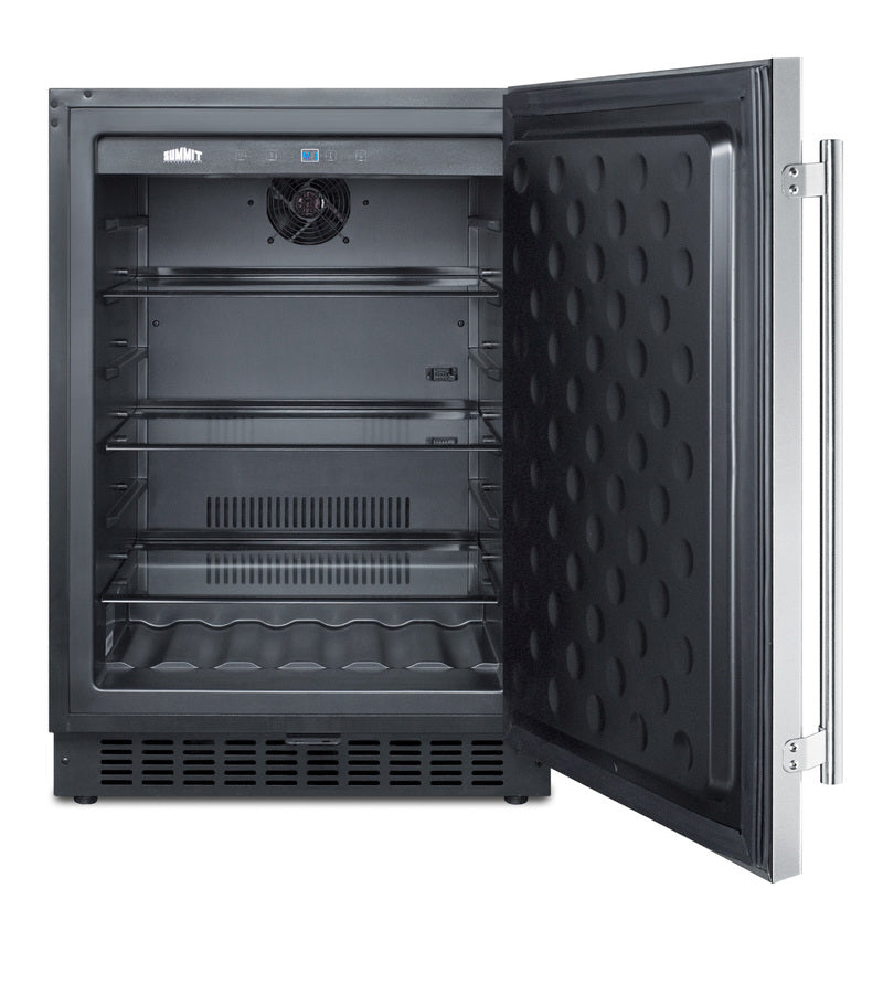 24" Wide Built-In All-Refrigerator - Summit FF64BCSS - Summit - Wine Fridge Pros