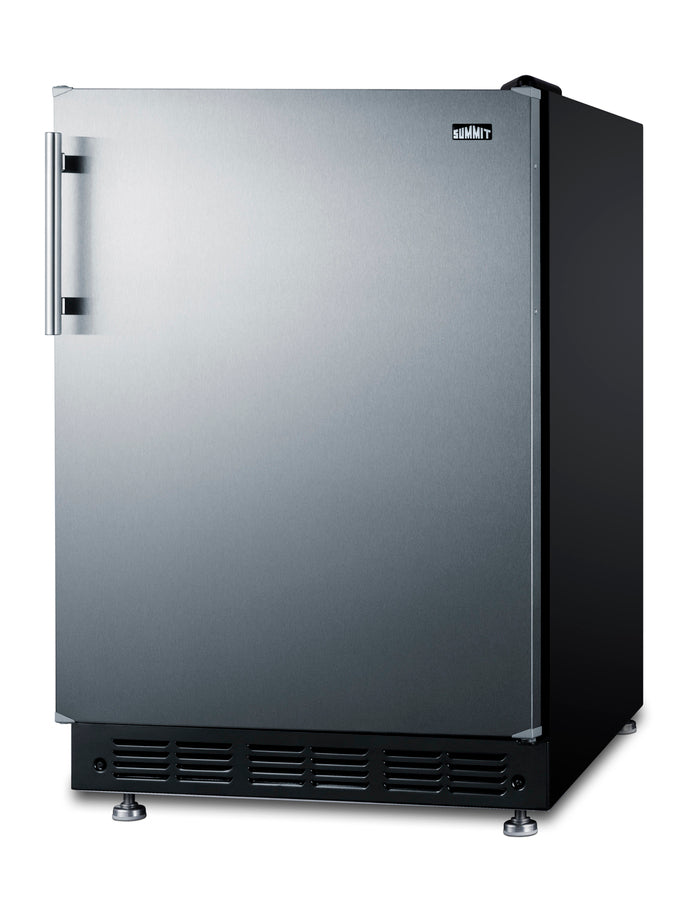 24" Wide All-Refrigerator - Summit FF6BK2SSRS - Summit - Wine Fridge Pros