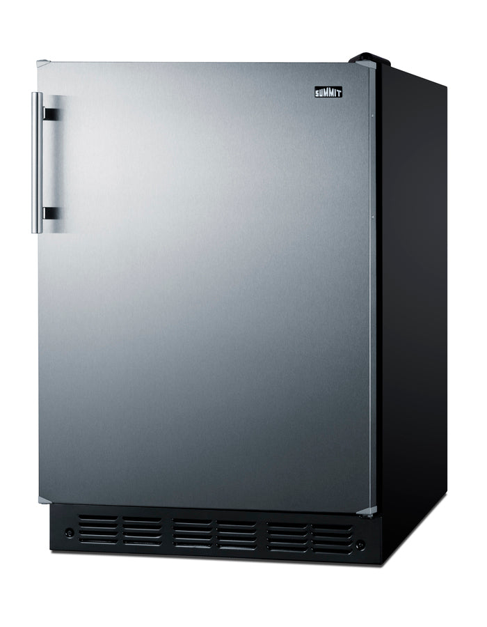24" Wide All-Refrigerator - Summit FF6BK2SSLHD - Summit - Wine Fridge Pros