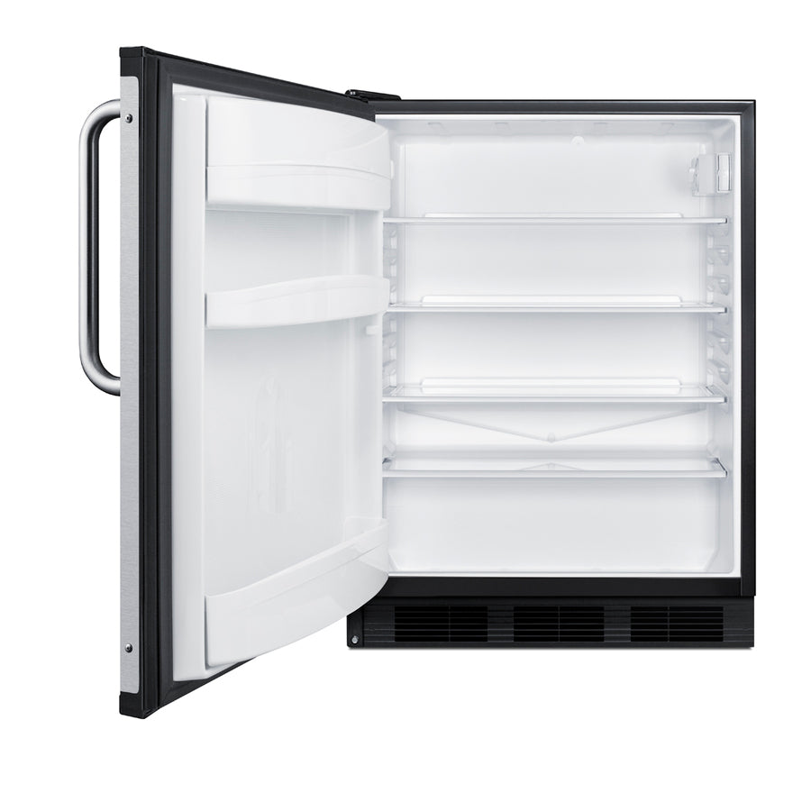 24" Wide All-Refrigerator - Summit FF6BK7BZLHD - Summit - Wine Fridge Pros
