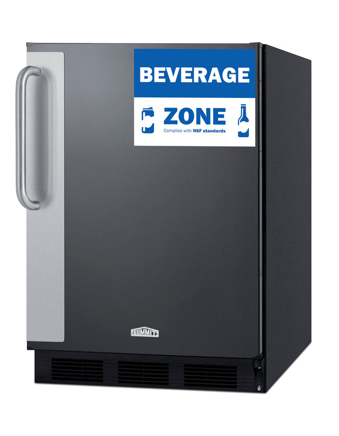 24" Wide All-Refrigerator - Summit FF6BK7BZ - Summit - Wine Fridge Pros