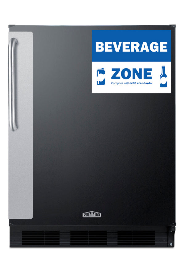 24" Wide All-Refrigerator - Summit FF6BK7BZ - Summit - Wine Fridge Pros