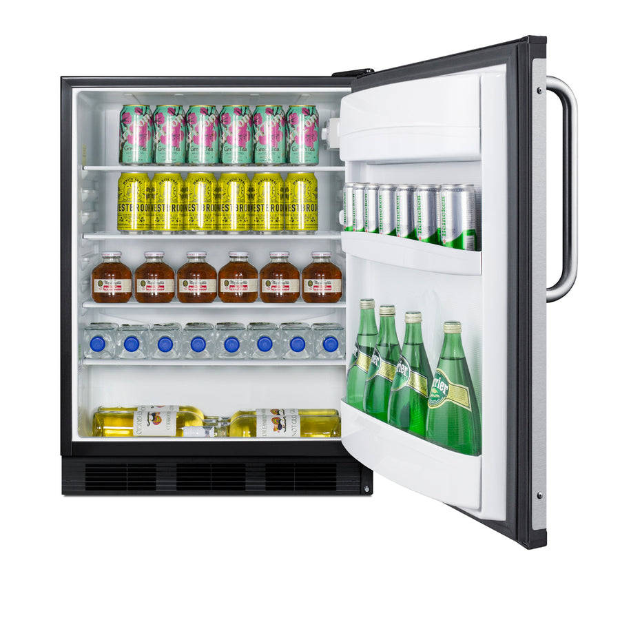 24" Wide All-Refrigerator - Summit FF6BK7BZ - Summit - Wine Fridge Pros
