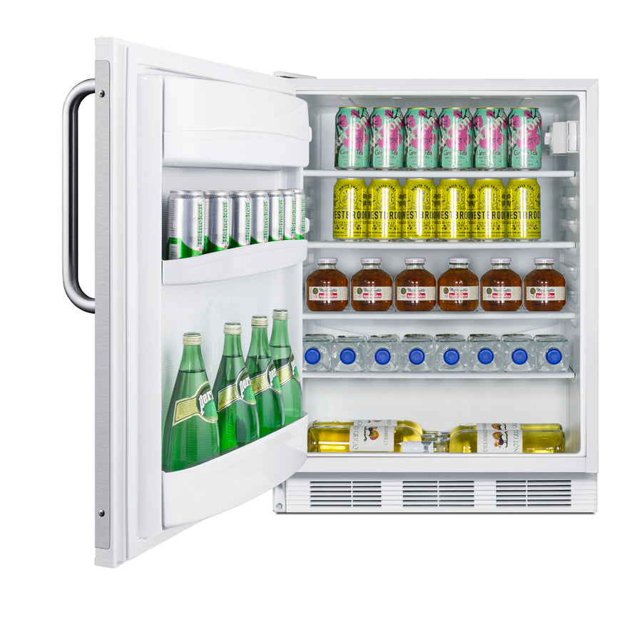 24" Wide All-Refrigerator, ADA Height - Summit FF6W7BZADALHD - Summit - Wine Fridge Pros