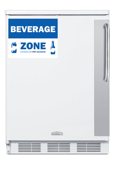 24" Wide All-Refrigerator - Summit FF6W7BZLHD - Summit - Wine Fridge Pros