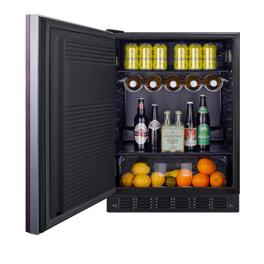 24" Wide All-Refrigerator, ADA Compliant (Panel Not Included) - Summit FF708BLSSIFADALHD - Summit - Wine Fridge Pros