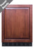 24" Wide All-Refrigerator, ADA Compliant (Panel Not Included)- Summit FF6BK2SSIFADALHD - Summit - Wine Fridge Pros