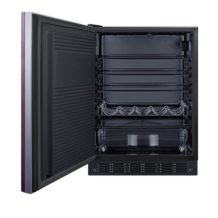 24" Wide All-Refrigerator, ADA Compliant (Panel Not Included) - Summit FF708BLSSIFADALHD - Summit - Wine Fridge Pros