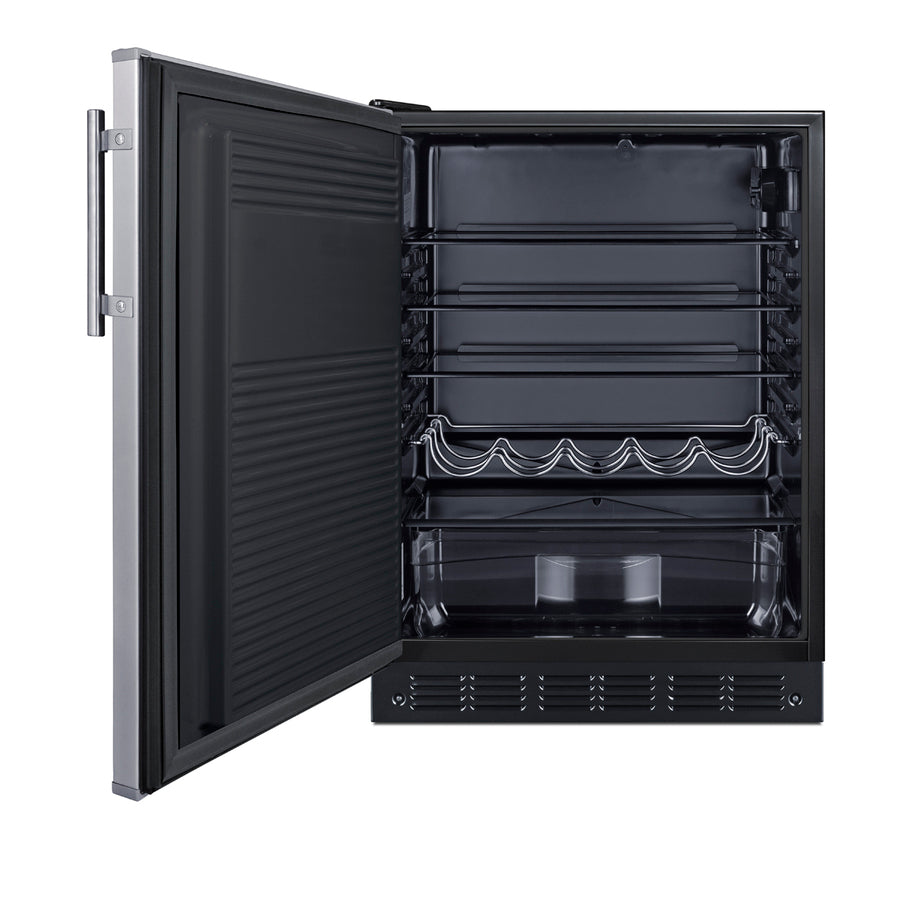 24" Wide All-Refrigerator, ADA Compliant - Summit FF708BL7SSADALHD - Summit - Wine Fridge Pros