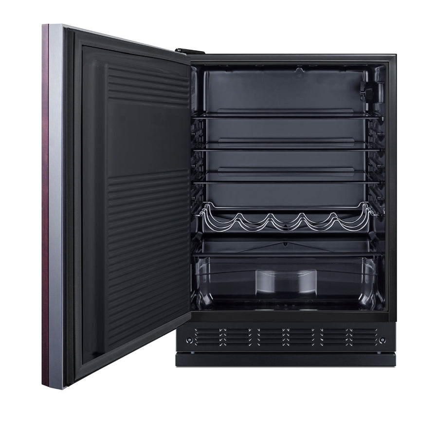 24" Wide All-Refrigerator (Panel Not Included) - Summit FF708BLSSRSIFLHD - Summit - Wine Fridge Pros