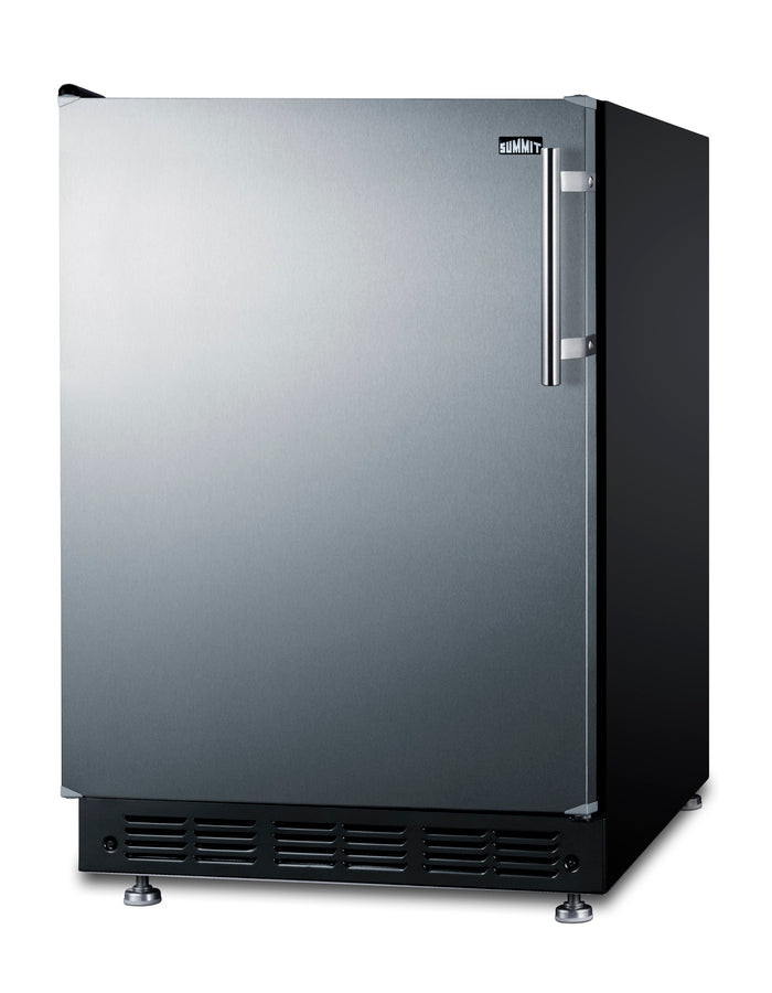 24" Wide Refrigerator-Freezer - Summit CT66BK2SSRSLHD - Summit - Wine Fridge Pros