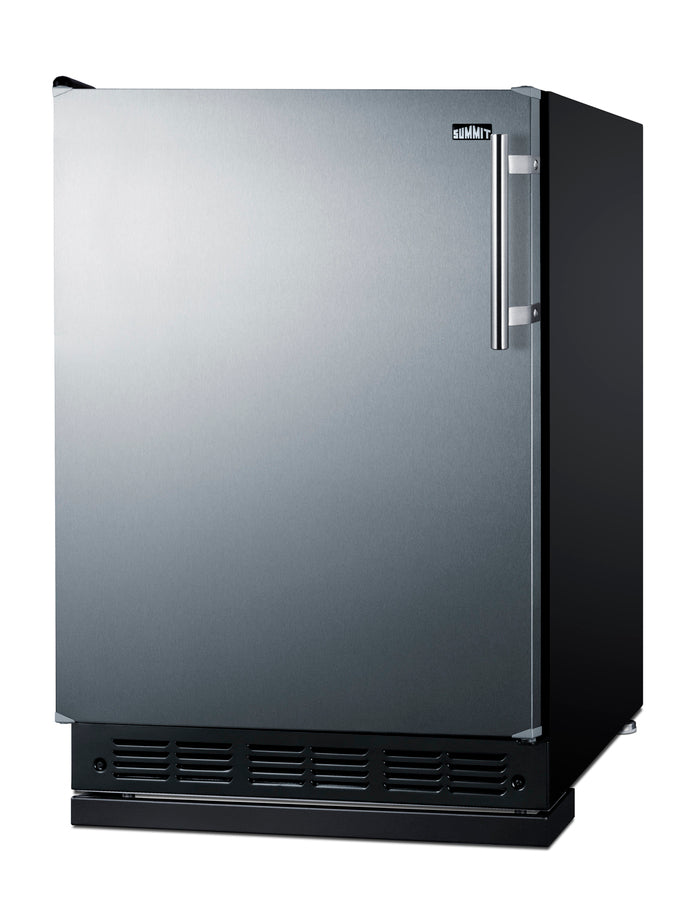 24" Wide Refrigerator-Freezer - Summit CT66BK2SSRSLHD - Summit - Wine Fridge Pros