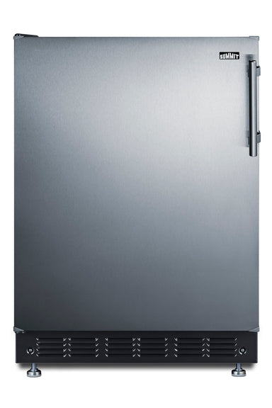 24" Wide Refrigerator-Freezer - Summit CT66BK2SSRSLHD - Summit - Wine Fridge Pros