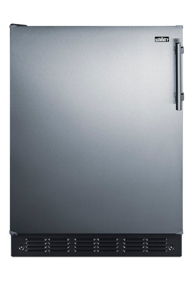 24" Wide Refrigerator-Freezer - Summit CT66BK2SSLHD - Summit - Wine Fridge Pros