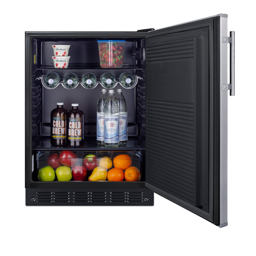Next 24" Wide All-Refrigerator, ADA Compliant - Summit FF708BLSSADALHD - Summit - Wine Fridge Pros