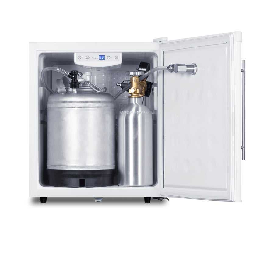 17" Wide Tabletop Front Tap Beer Kegerator - Summit FFAR25L7FRTP - Summit - Wine Fridge Pros