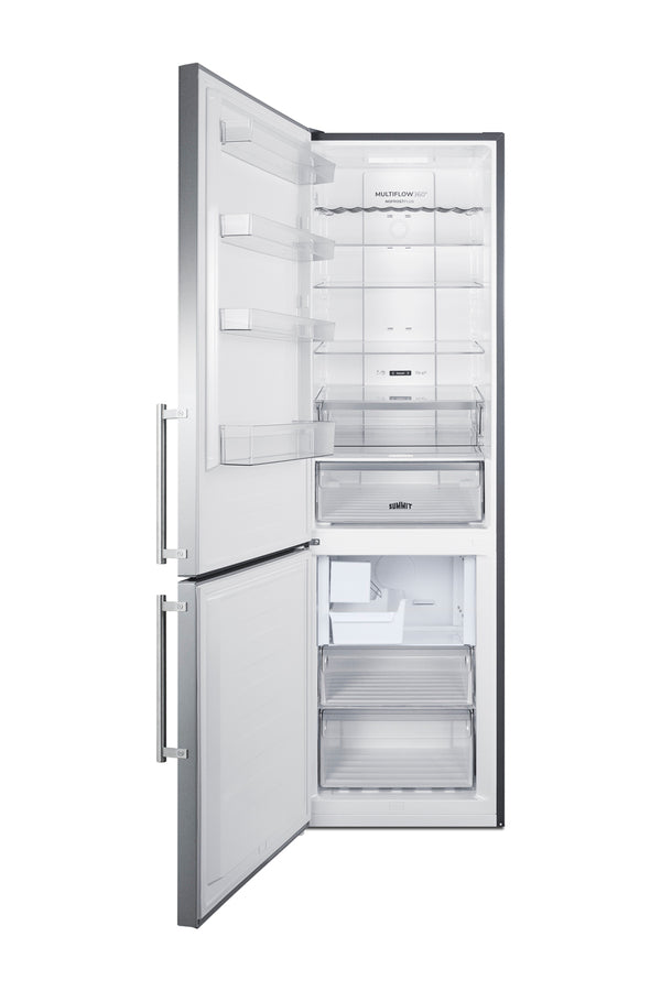 24" Wide Bottom Freezer Refrigerator With Icemaker - Summit FFBF181ES2IMLHD - Summit - Wine Fridge Pros