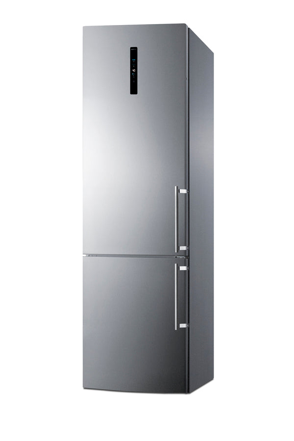 24" Wide Bottom Freezer Refrigerator With Icemaker - Summit FFBF181ES2IMLHD - Summit - Wine Fridge Pros