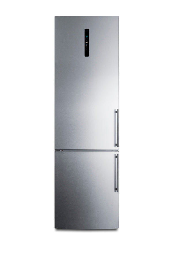 24" Wide Bottom Freezer Refrigerator With Icemaker - Summit FFBF181ES2IMLHD - Summit - Wine Fridge Pros