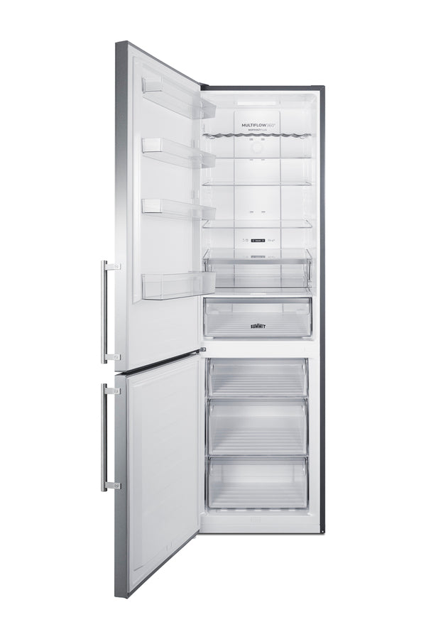 24" Wide Bottom Freezer Refrigerator - Summit FFBF181ES2LHD - Summit - Wine Fridge Pros