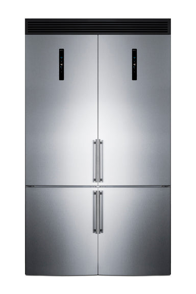 48" Wide Bottom Freezer Refrigerator Set - Summit FFBF181ES2KIT48 - Summit - Wine Fridge Pros