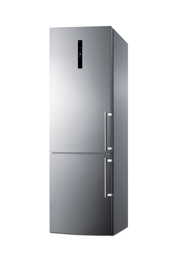 24" Wide Bottom Freezer Refrigerator - Summit FFBF249SS2LHD - Summit - Wine Fridge Pros