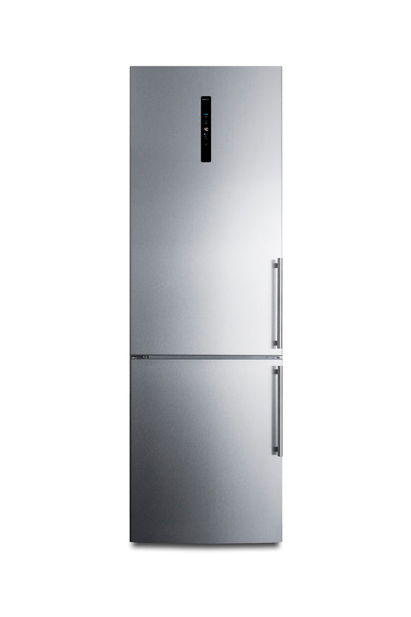 24" Wide Bottom Freezer Refrigerator - Summit FFBF249SS2LHD - Summit - Wine Fridge Pros