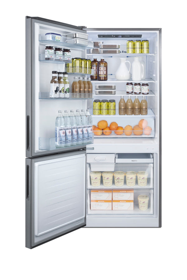 28" Wide Bottom Freezer Refrigerator - Summit FFBF279SSXLHD - Summit - Wine Fridge Pros