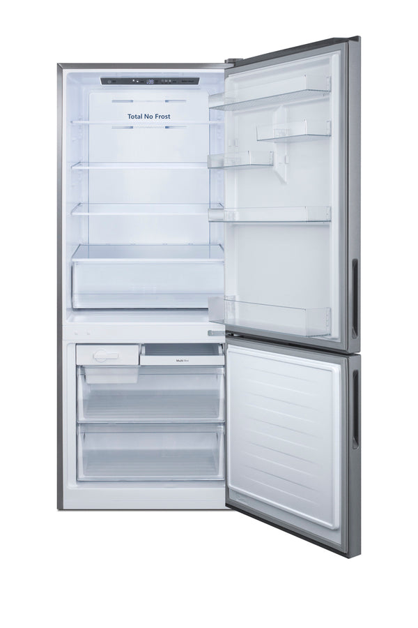 28" Wide Bottom Freezer Refrigerator - Summit FFBF279SSX - Summit - Wine Fridge Pros