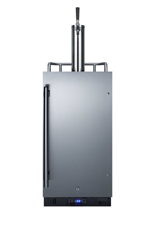 15" Wide Built-In Kegerator - Summit SBC15BEER - Summit - Wine Fridge Pros