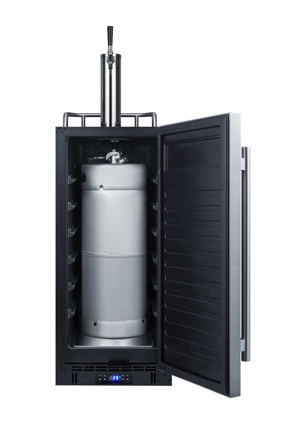 15" Wide Built-In Kegerator - Summit SBC15BEER - Summit - Wine Fridge Pros