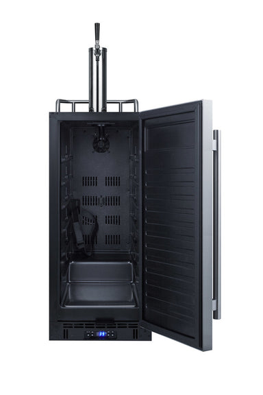 15" Wide Built-In Cold Brew Coffee Kegerator - Summit SBC15CF - Summit - Wine Fridge Pros