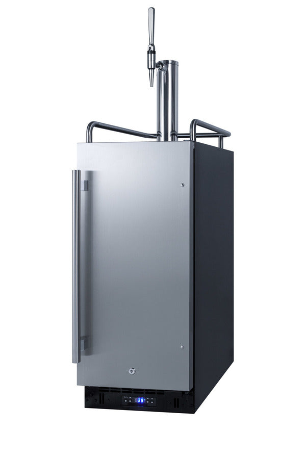 15" Wide Built-In Nitro Coffee Kegerator - Summit SBC15NCF - Summit - Wine Fridge Pros