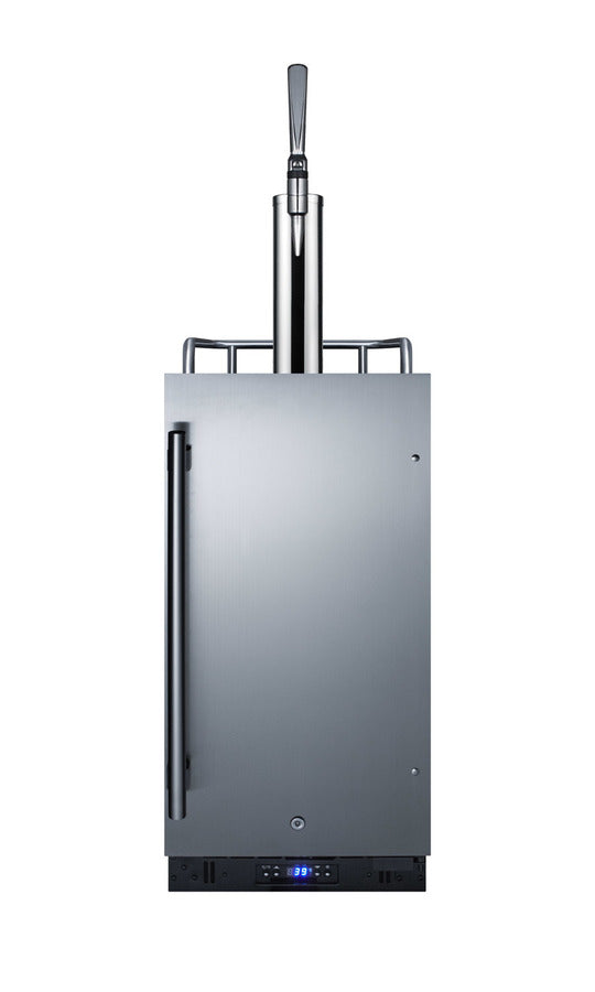 15" Wide Built-In Nitro Coffee Kegerator - Summit SBC15NCF - Summit - Wine Fridge Pros