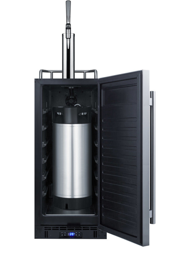 15" Wide Built-In Nitro Coffee Kegerator - Summit SBC15NCF - Summit - Wine Fridge Pros