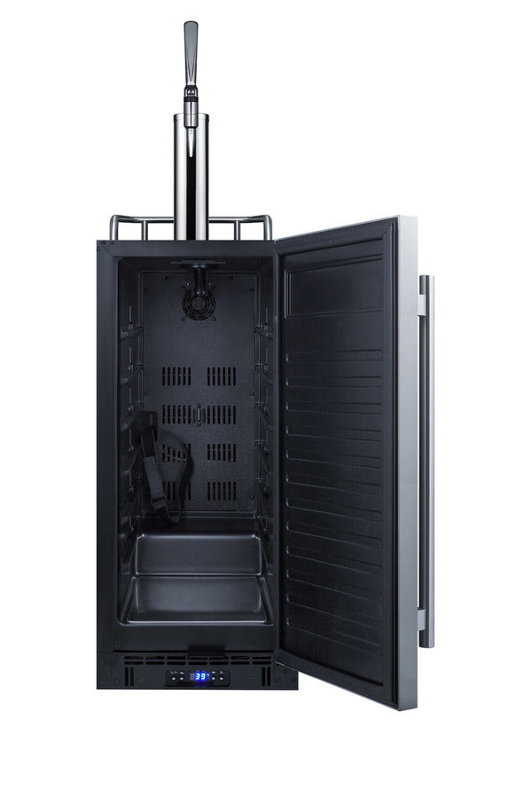 15" Wide Built-In Nitro Coffee Kegerator - Summit SBC15NCF - Summit - Wine Fridge Pros