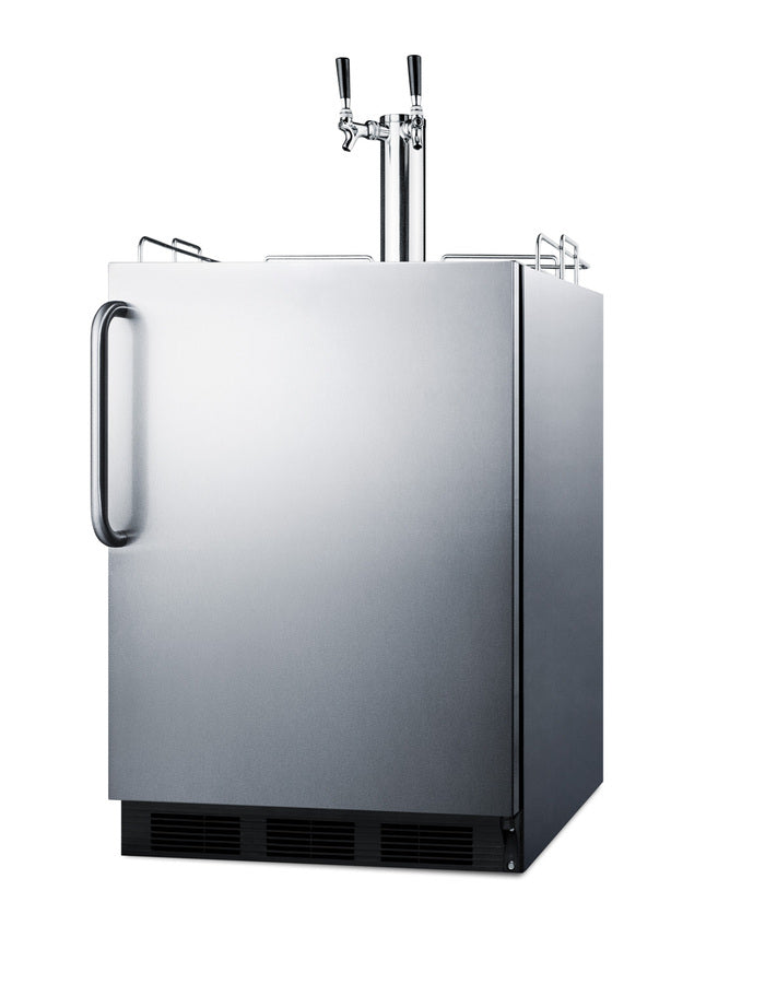 24" Wide Outdoor Kegerator, ADA Compliant - Summit SBC54OSBIADA - Summit - Wine Fridge Pros