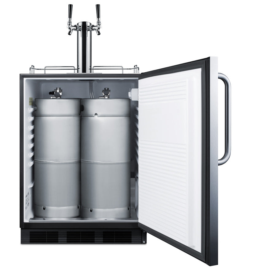 24" Wide Outdoor Kegerator, ADA Compliant - Summit SBC54OSBIADA - Summit - Wine Fridge Pros