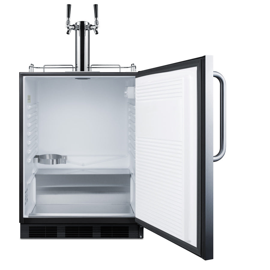24" Wide Outdoor Kegerator, ADA Compliant - Summit SBC54OSBIADA - Summit - Wine Fridge Pros
