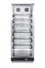 24" Wide Mini Reach-In Beverage Center with Dolly - Summit SCR1156RI - Summit - Wine Fridge Pros