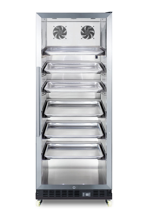 24" Wide Mini Reach-In Beverage Center with Dolly - Summit SCR1156RI - Summit - Wine Fridge Pros