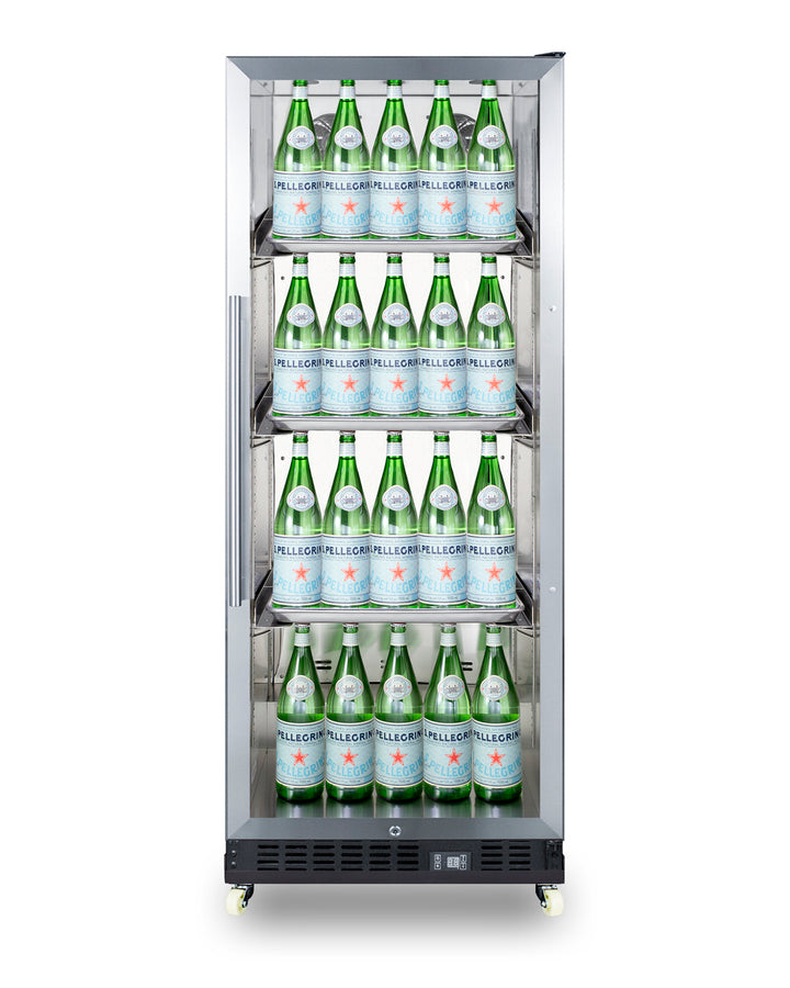 24" Wide Mini Reach-In Beverage Center with Dolly - Summit SCR1156RI - Summit - Wine Fridge Pros
