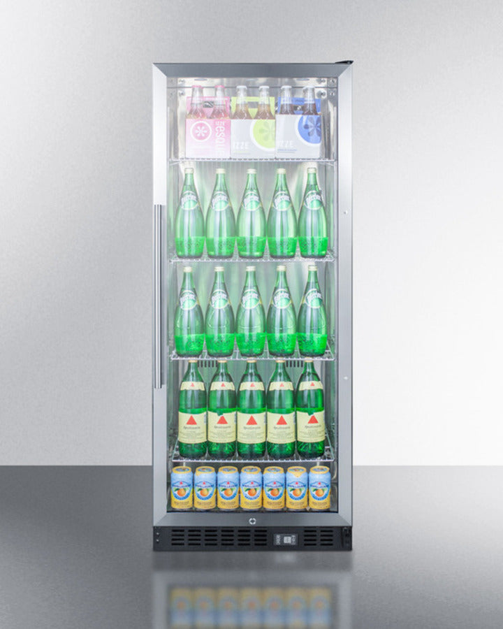 24" Wide Beverage Center - Summit SCR1156CSS - Summit - Wine Fridge Pros