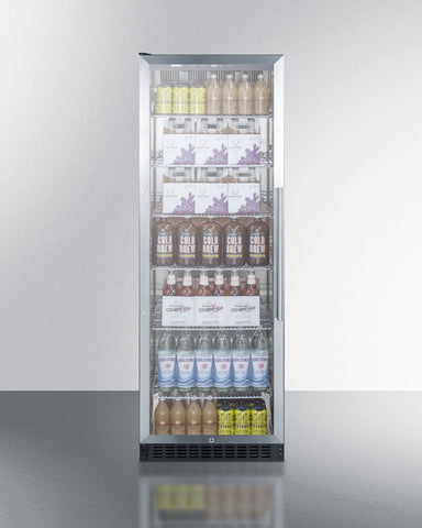 24" Wide Beverage Center - Summit SCR1401LHCSS - Summit - Wine Fridge Pros